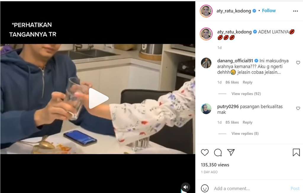 Unggahan video Aty Kodong