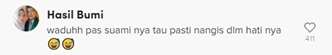 Salah Satu Komentar Warganet