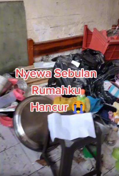 Trauma kontrakkan rumah karena penyewa tinggalkan dalam kondisi jorok.