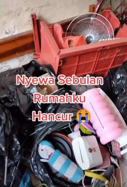 Trauma kontrakkan rumah karena penyewa tinggalkan dalam kondisi jorok.