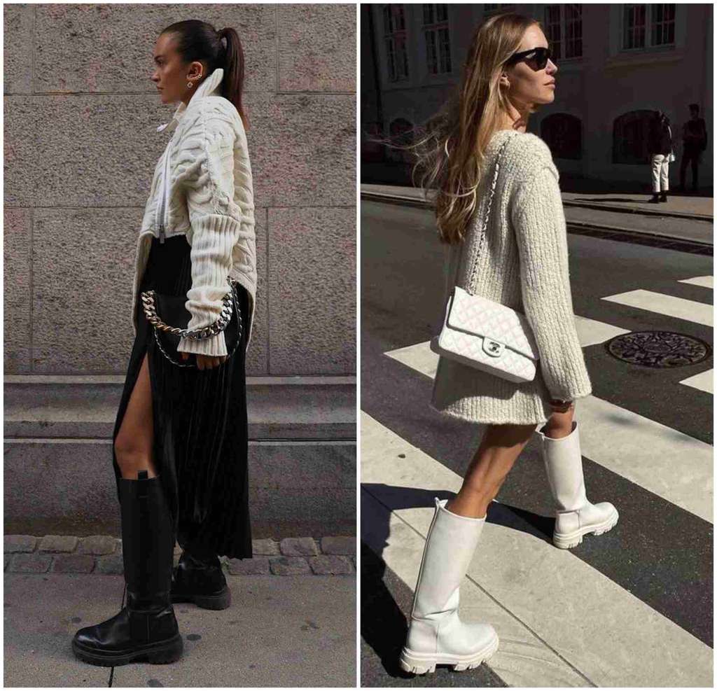 Chunky Knee-high Boots