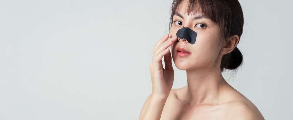 Menggunakan Pore Strip