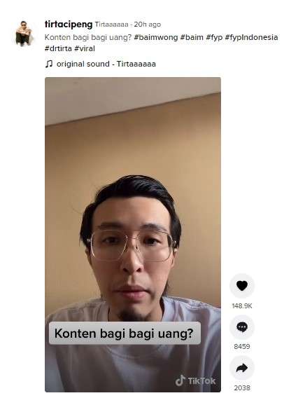 Dokter Tirta Ingatkan Baim Wong