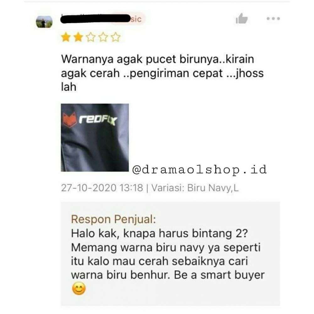 Urusan ngasih bintang di online shop emang sensitif banget