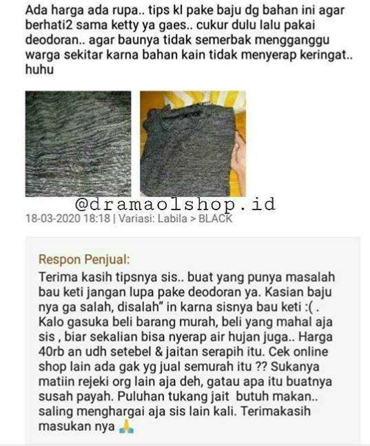 Sekalinya direspons seller kenapa sepanjang ini?