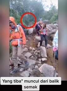 Penampakan saat Turun Gunung