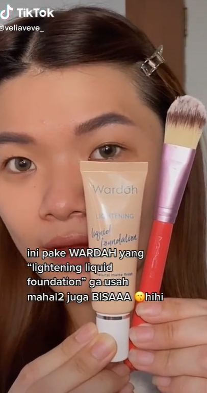 Menggunakan Foundation dan Flat Foundation Brush