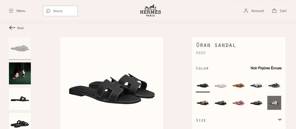 Sandal Hermes