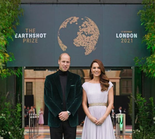Penampilan Kate Middleton dan Pangeran William dalam Acara Earthshot Prize 2021