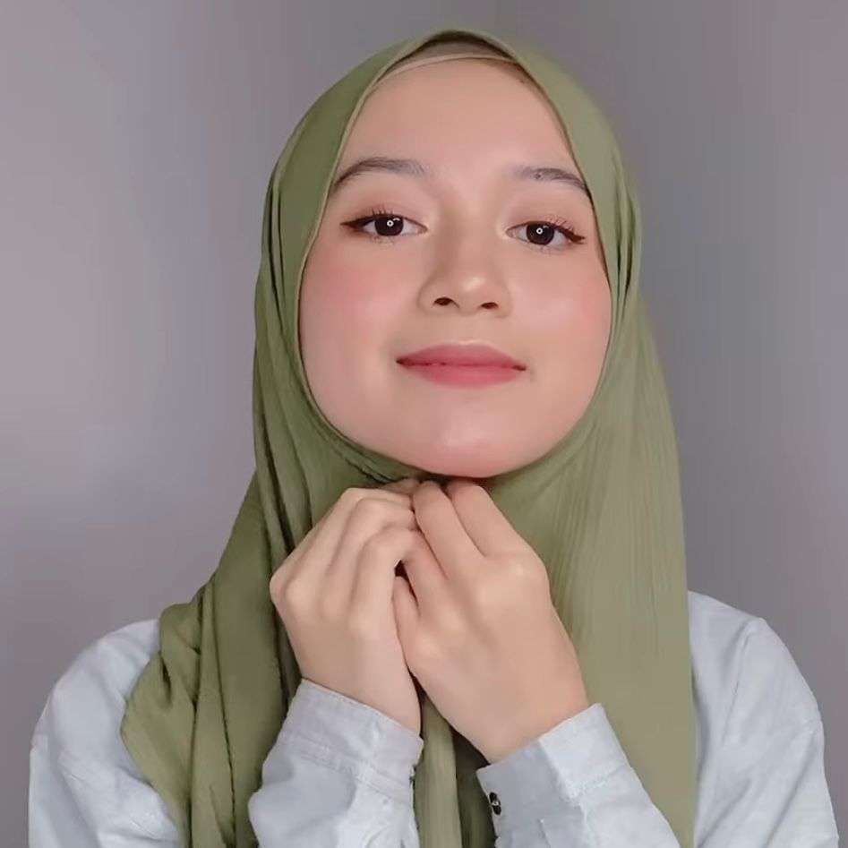 Tutorial pasmina gamis