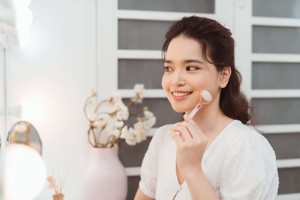 Menggunakan Face Roller