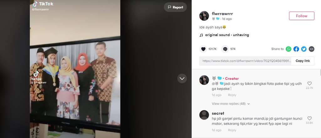 Televisi bekas disulap jadi bingkai foto. Televisi bekas disulap jadi bingkai foto.