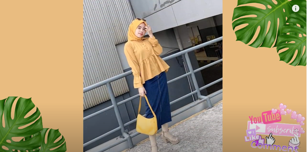 OOTD nuansa kuning
