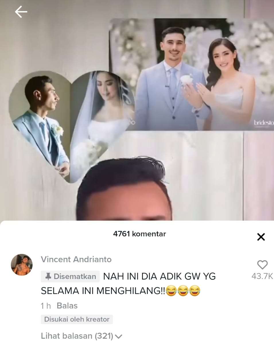Pria mirip suami Jedar