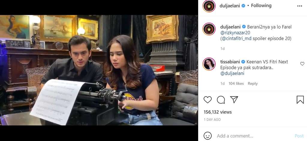 Tissa Biani  dan Rizky Nazar