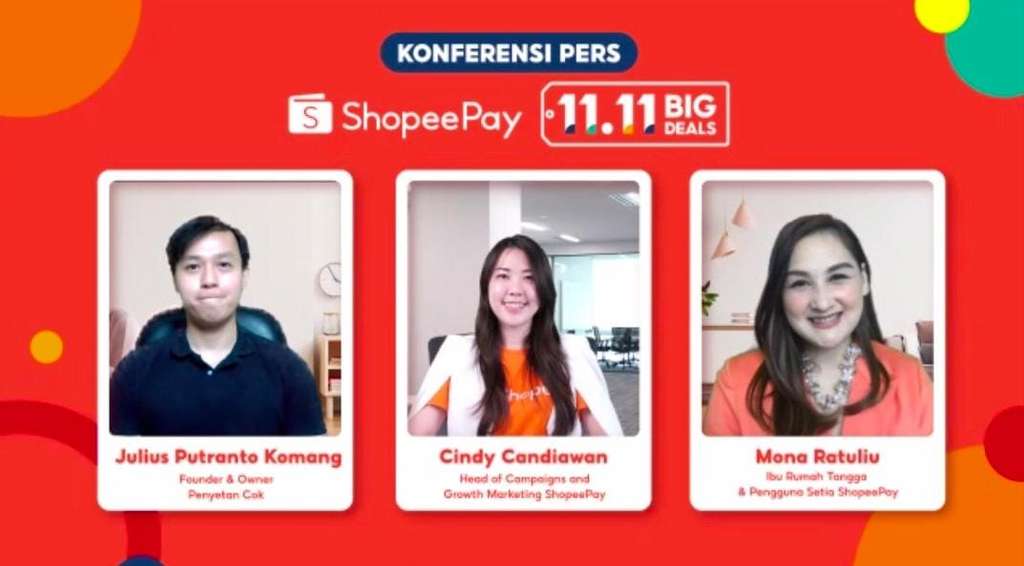 Konferensi pers ShopeePay 11.11 Big Deals