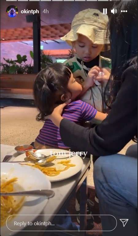 Rachel Vennya dan Okin bersama dua anak mereka