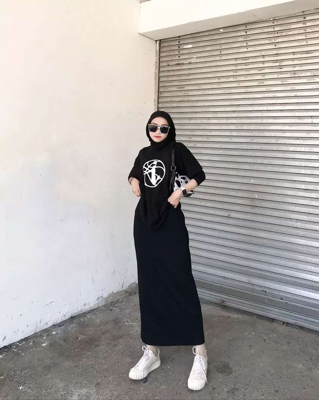 OOTD hijab menggunakan rok