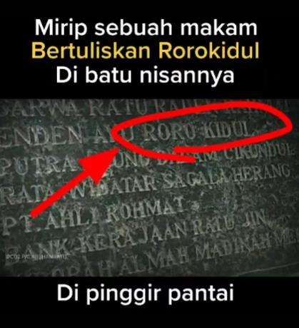 Penemuan makam misterius diduga milik Nyi Roro Kidul, penguasa Pantai Selatan.