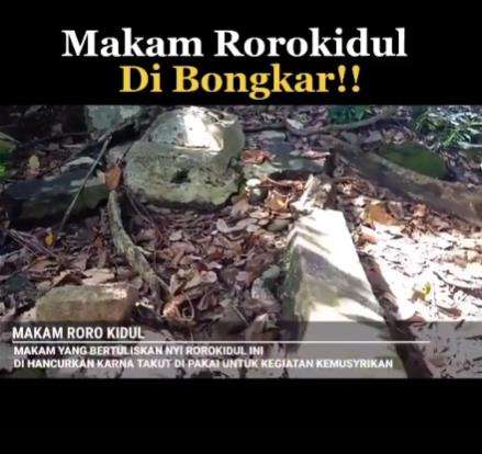Penemuan makam misterius diduga milik Nyi Roro Kidul, penguasa Pantai Selatan.