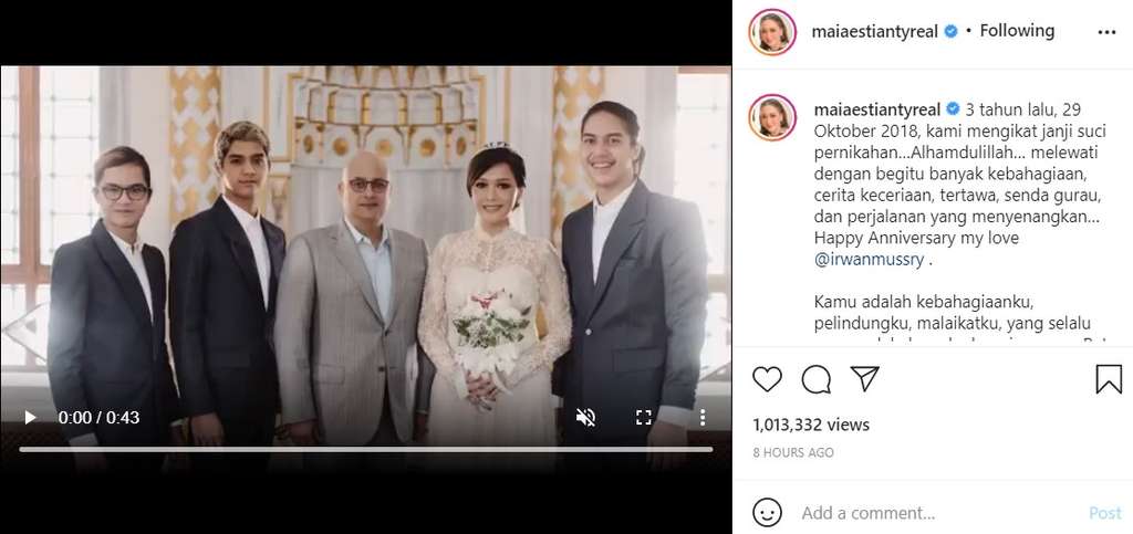 Maia Estianty dan Irwan Mussry
