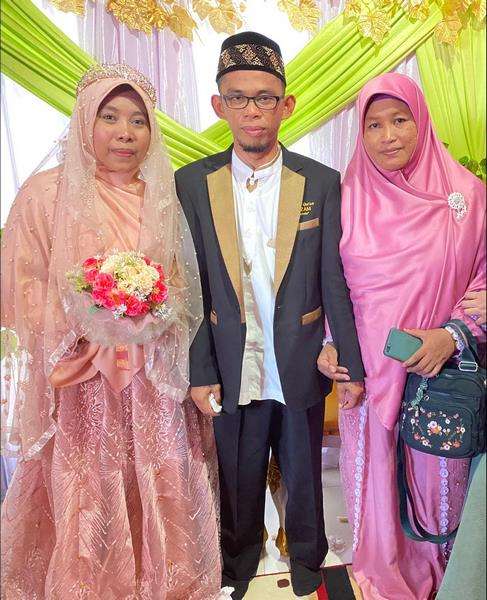 Viral istri pertama antar suami menikah lagi dengan istri kedua.