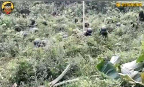 Viral, kemampuan kamuflase prajurit TNI yang luar biasa.