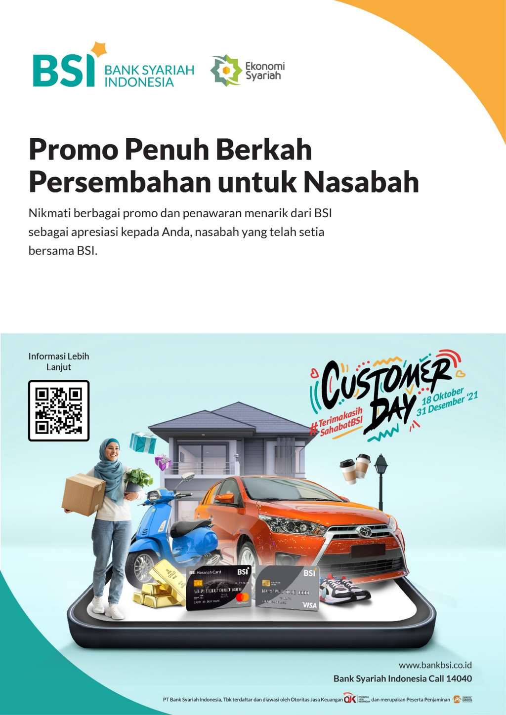 Terus Berikan Layanan Terbaik, BSI Hadirkan Mitraguna Online hingga Customer Day