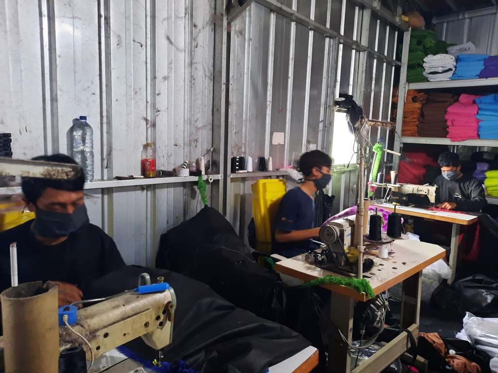 Proses produksi Berkah Saluyu