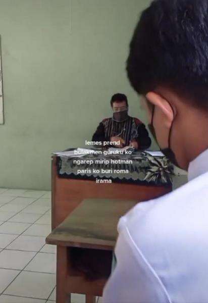Viral guru SMA mirip pengacara Hotman Paris Hutapea.
