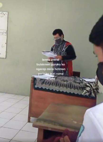 Viral guru SMA mirip pengacara Hotman Paris Hutapea.