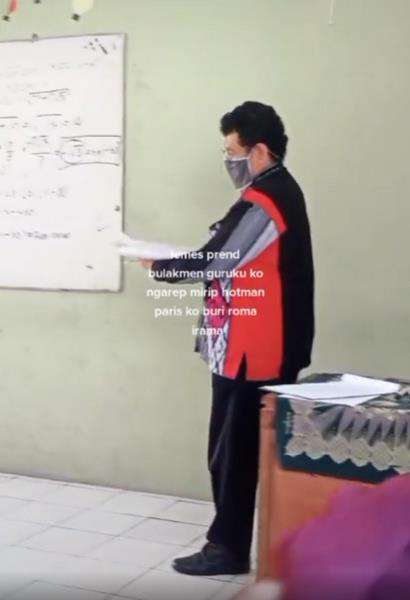 Viral guru SMA mirip pengacara Hotman Paris Hutapea.