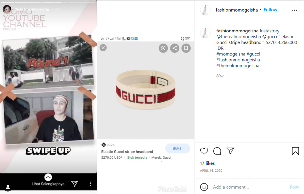 Instagram @momogeisha_fashion
