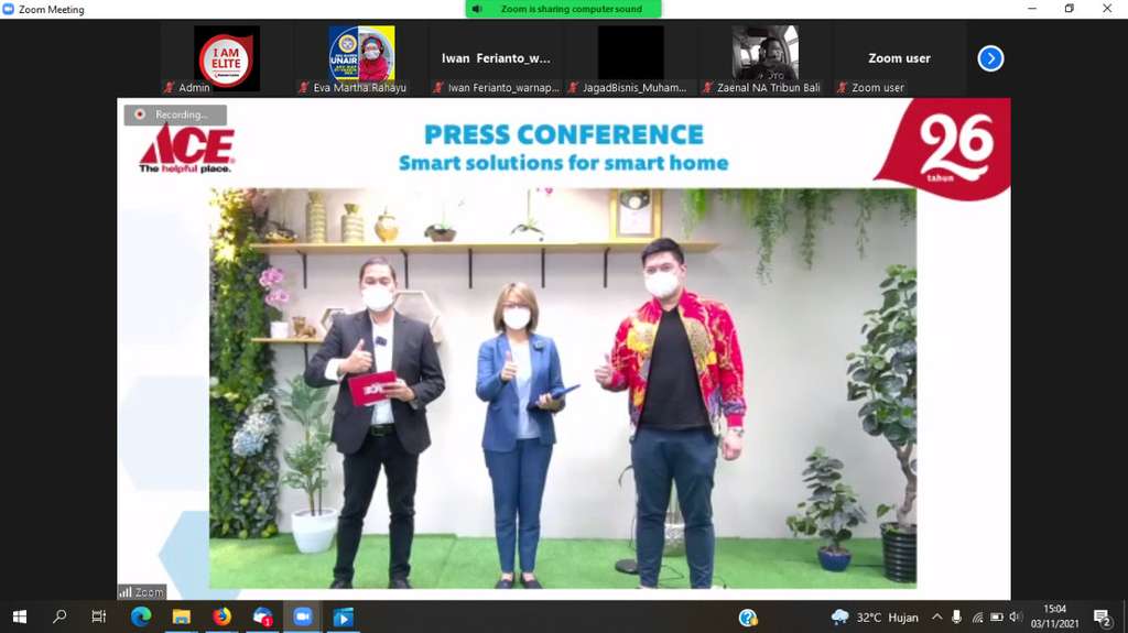 Konferensi pers ACE Hardware