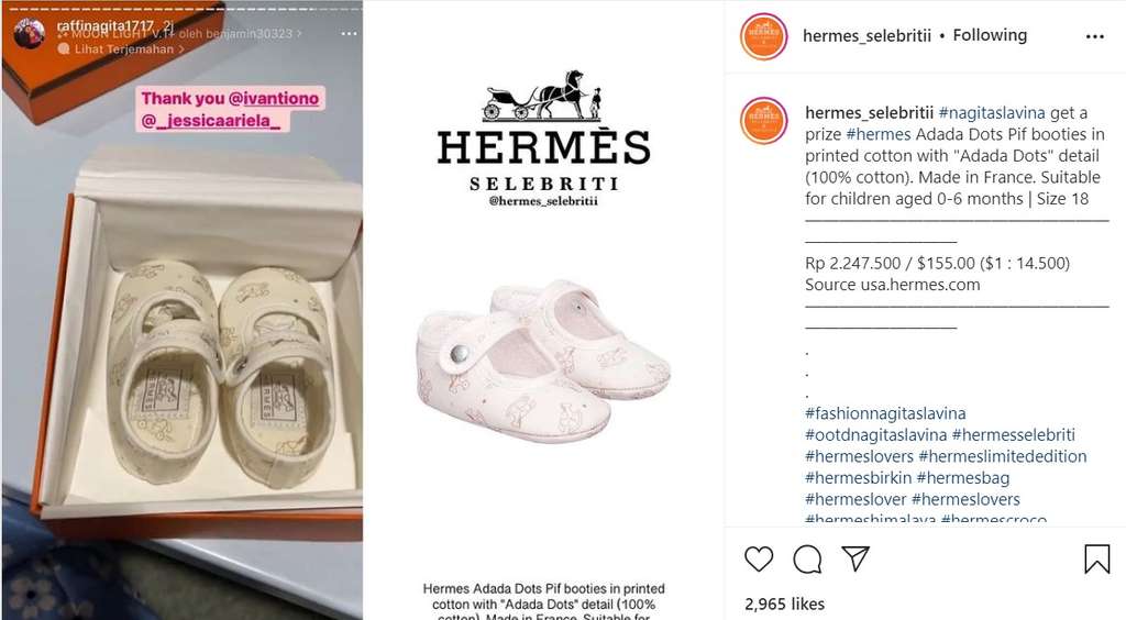 Sepatu Bayi Nagita