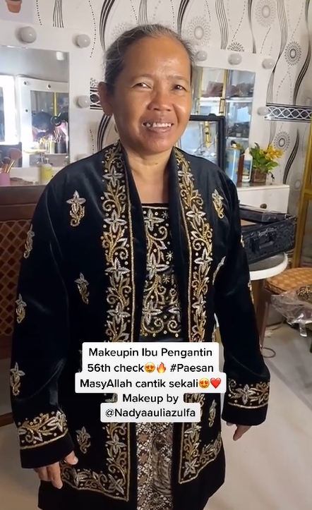 Transformasi Penampilan Ibu 56 Tahun Menjadi Pengantin Muda Transformasi Penampilan Ibu 56 Tahun Menjadi Pengantin Muda