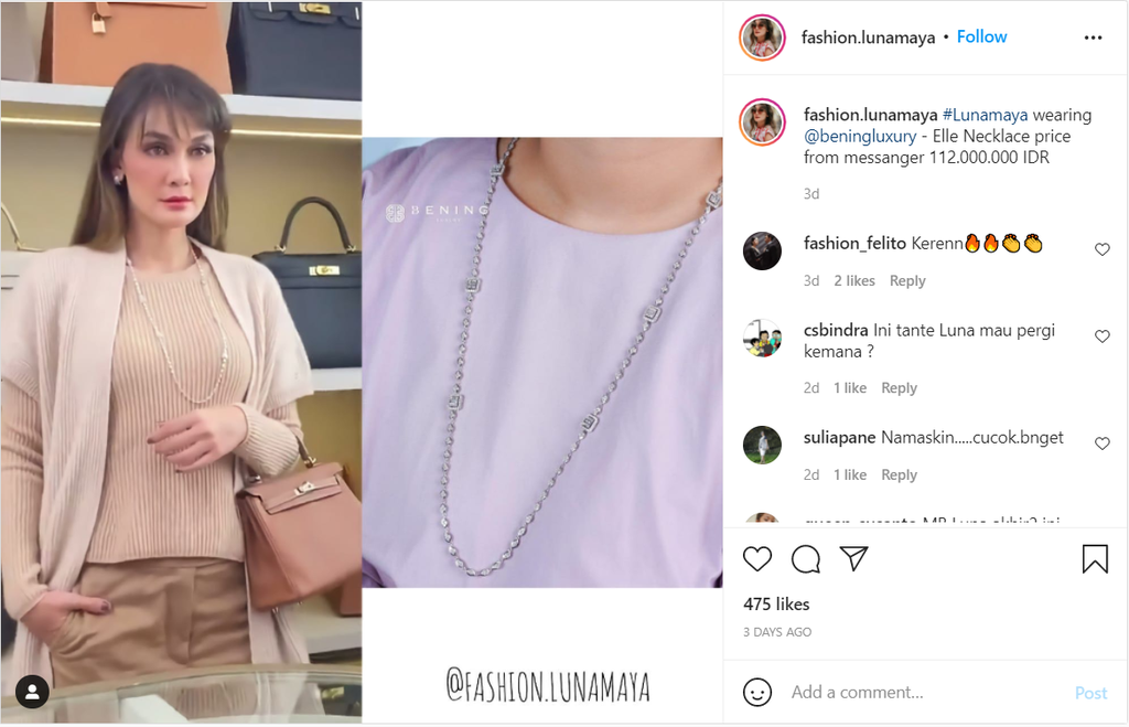 Instagram @fashion.lunamaya