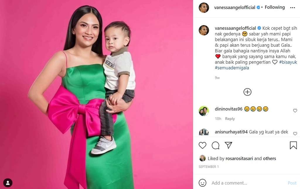 Curhatan lama Vanessa Angel buat Gala
