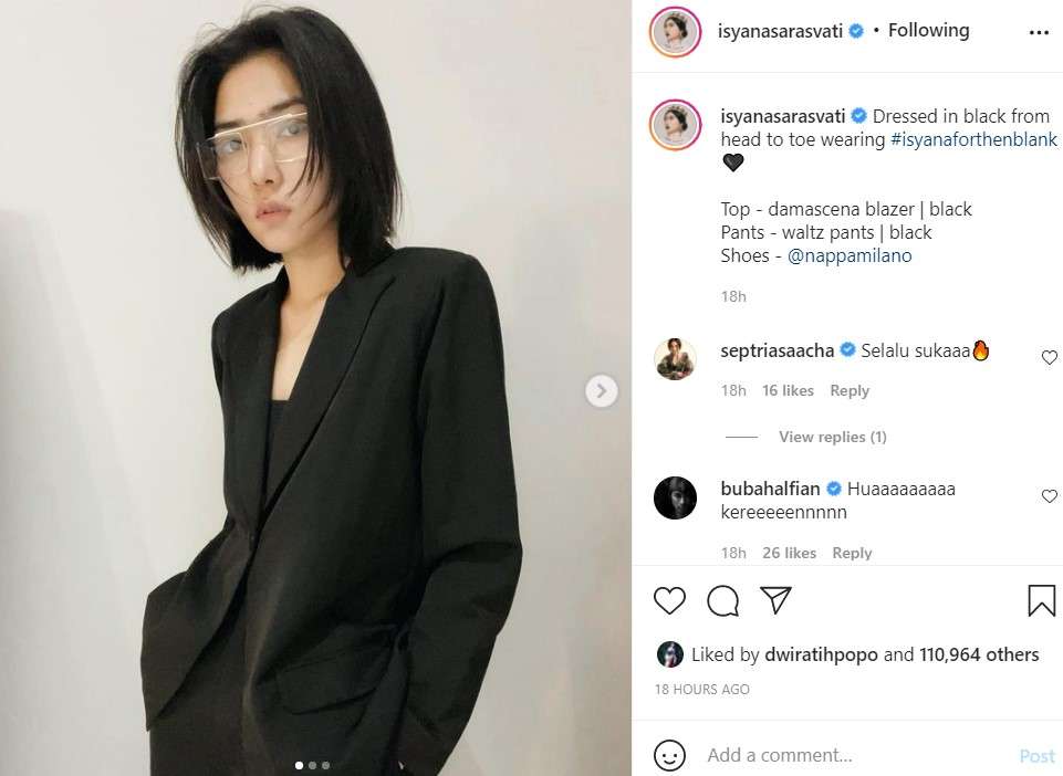Penampilan Isyana Sarasvati