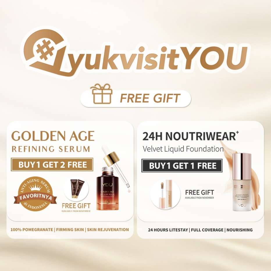 Review Y.O.U Golden Age Refining Serum, Produk Anti-Aging Favorit di Indonesia