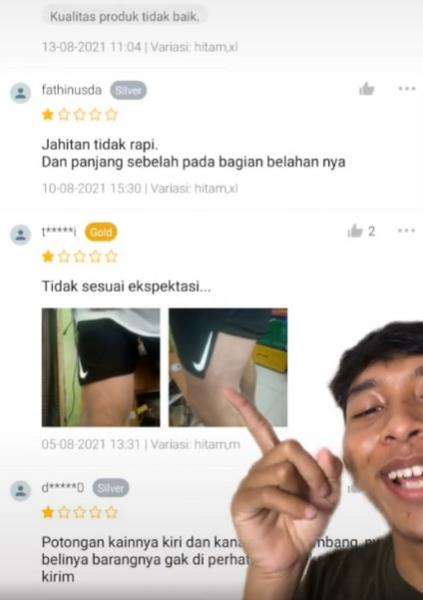 Batal beli celana jogging gara-gara review bikin ngakak.