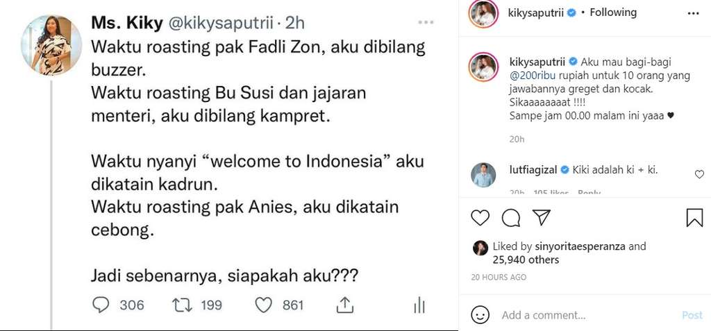 Curhatan Kiky Saputri