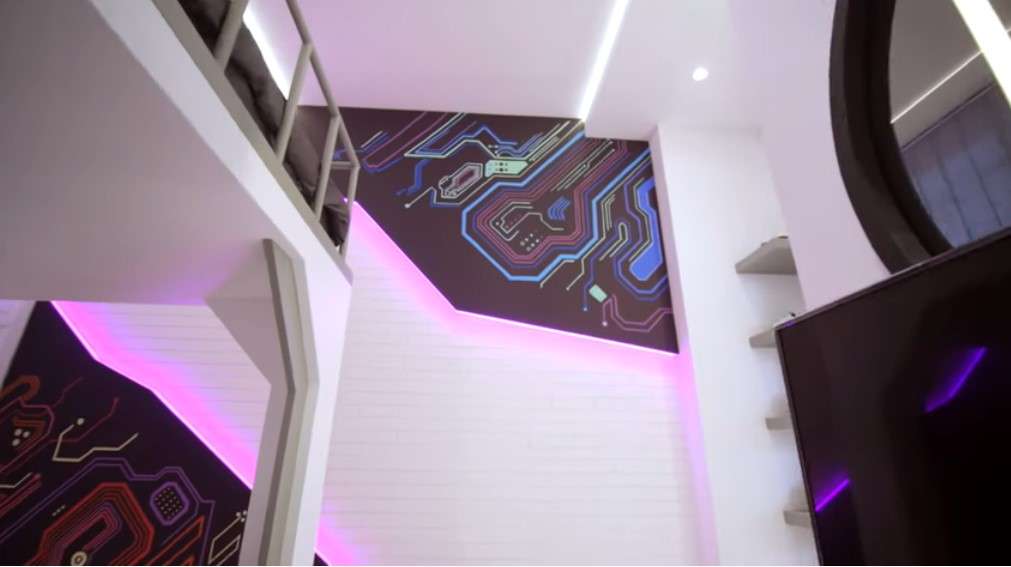 Penampakan backdrop kamar