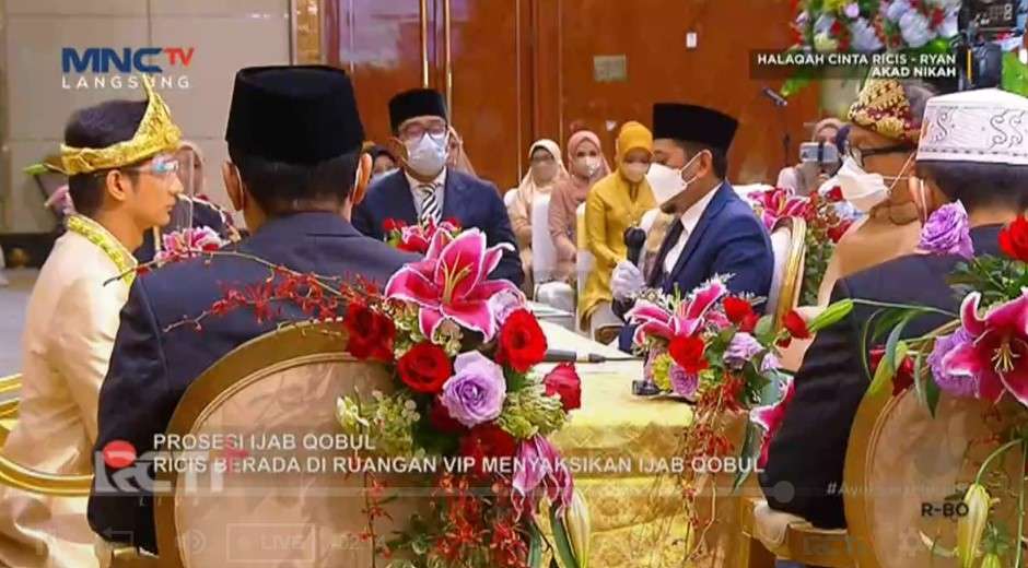 Detik-detik Teuku Ryan ucapkan Ijab Qobul