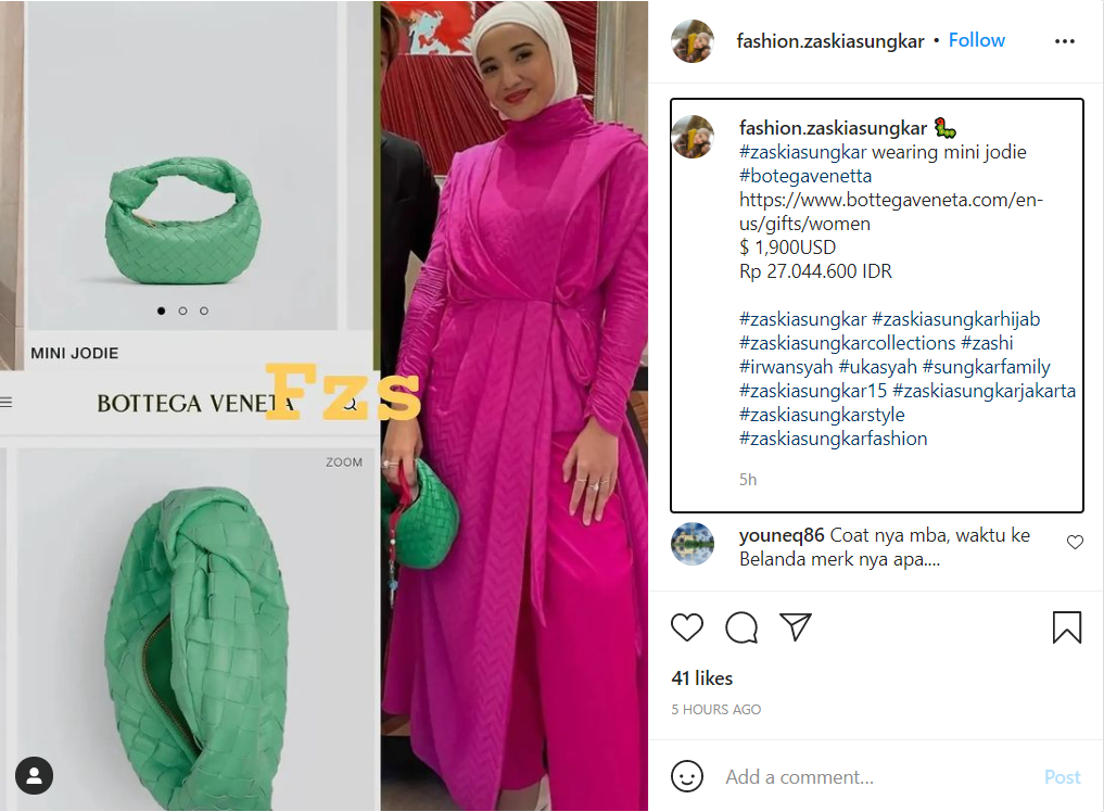 Instagram @fashion.zaskiasungkar