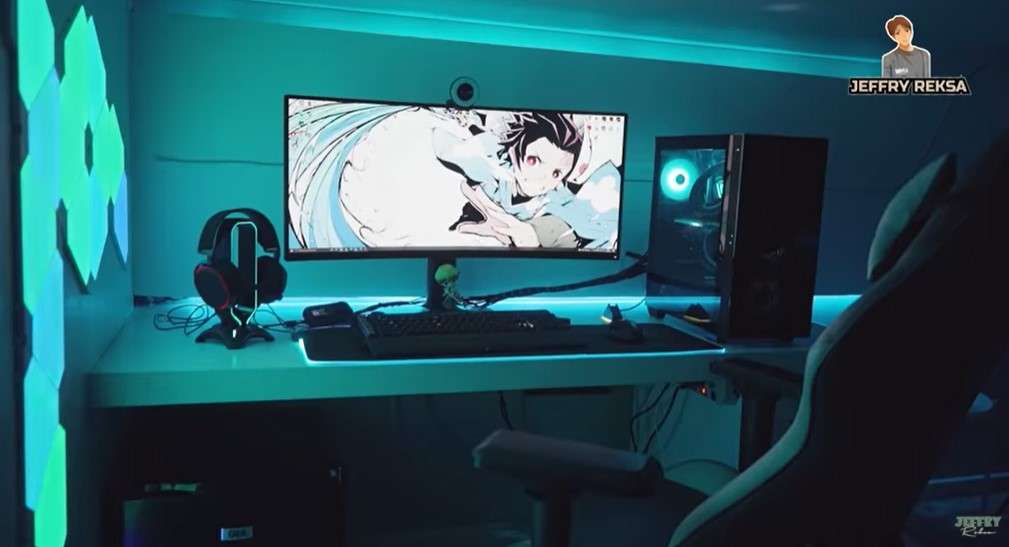 Meja gaming Jefri Reksa