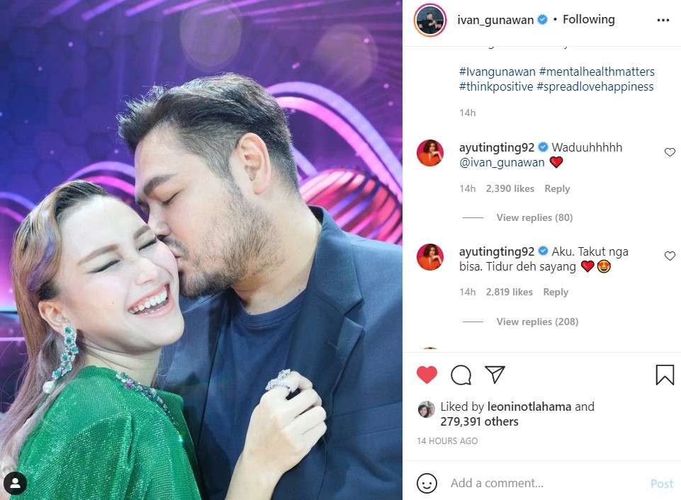 Unggahan Igun bareng Ayu Ting Ting