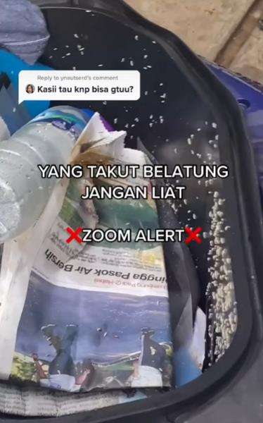 Merinding, buka jok sepeda motor, pemilik langsung syok.