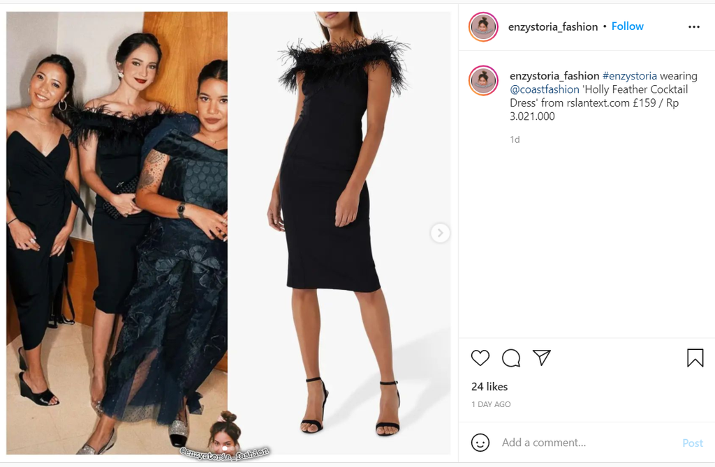 Instagram @enzystoria_fashion