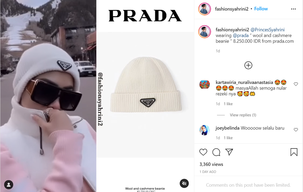 Instagram @fashionsyahrini2